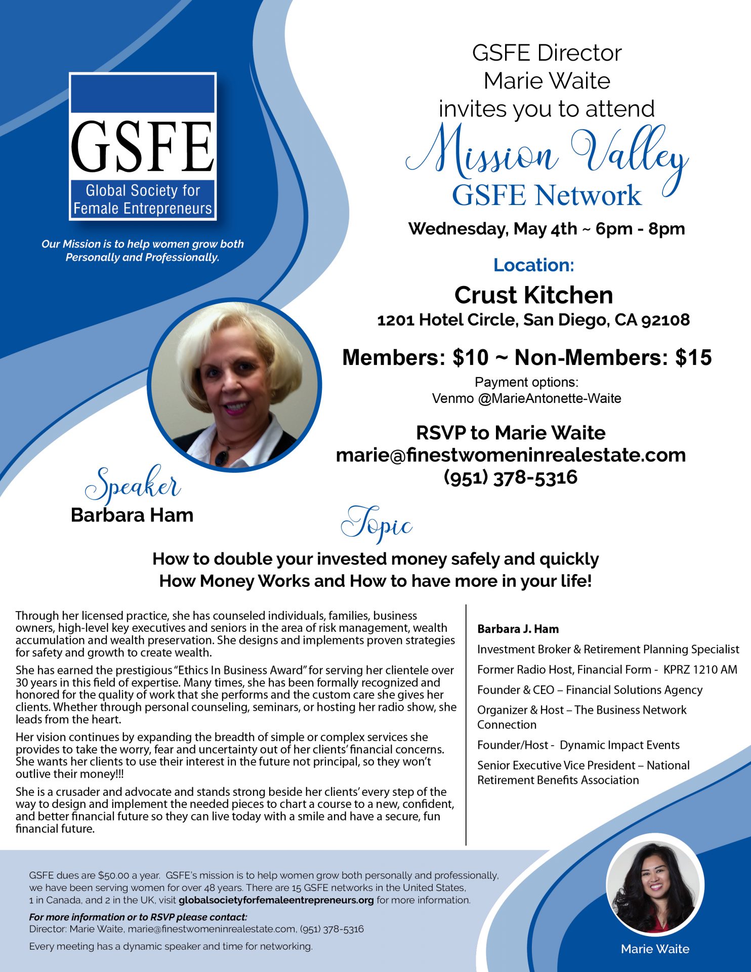 GSFE Meetings -May 2022-MISSION VALLEY
