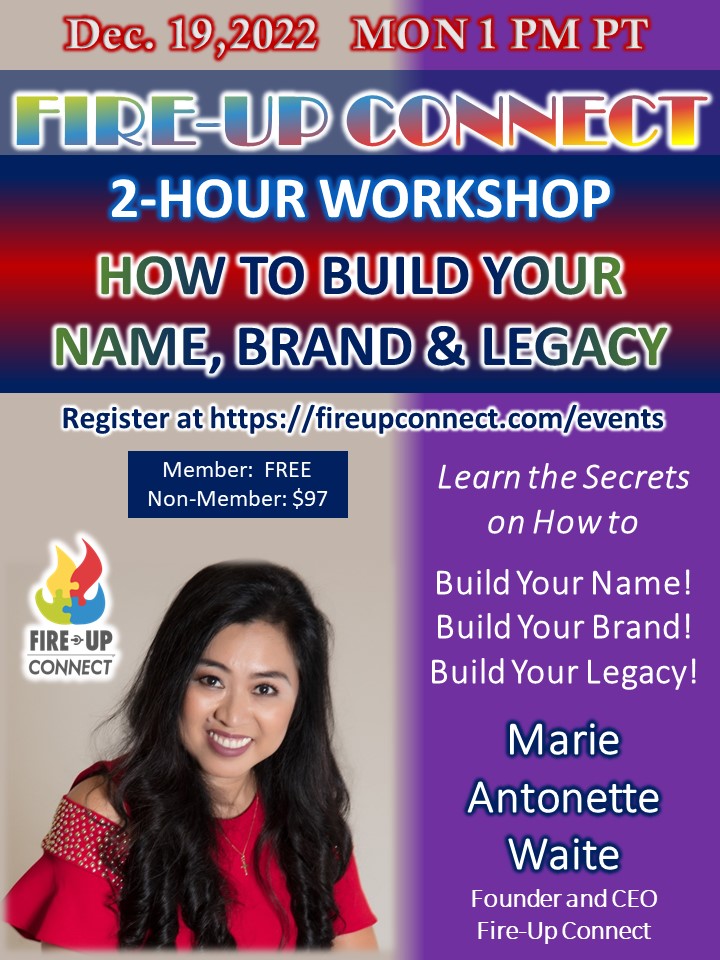 Build Your Name, Brand and Legacy with Marie Waite